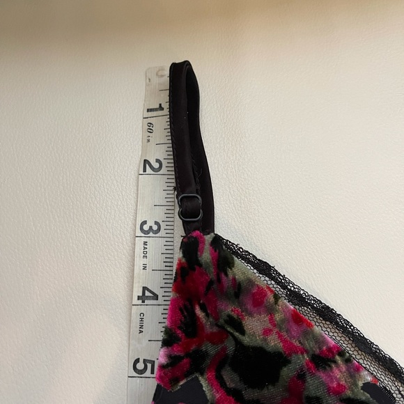 Harlyn VELVET BURNOUT COWL NECK SLIP DRESS Blk XS - Picture 8 of 8